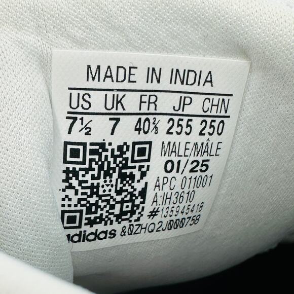 Adidas Men's Cloudfoam Comfy EL Casual Slip On Sneakers White IH3610 Size 7.5 - Picture 11 of 12